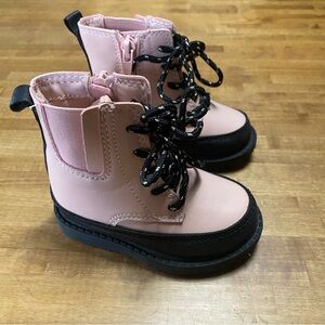 Carter's Pink and Black Kids Boots